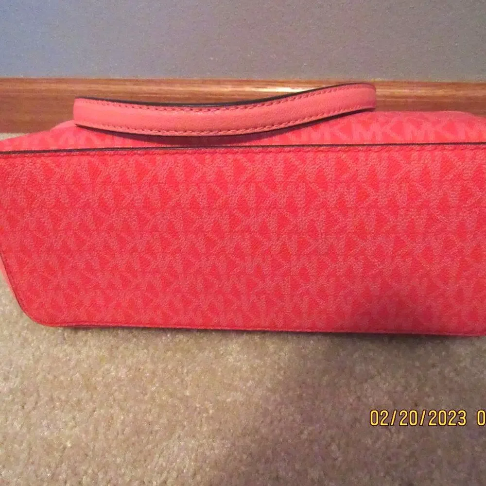 Michael Kors Marilyn Medium Saffiano Leather Tote Bag - Sorbet